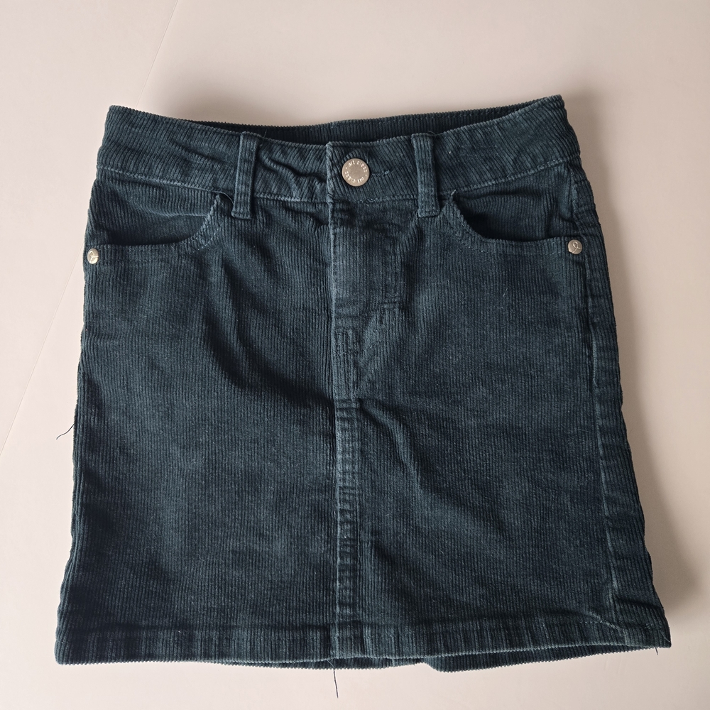 Teal Corduroy Women's Skirt